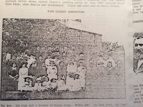 1909 Newman Gilbert wedding group