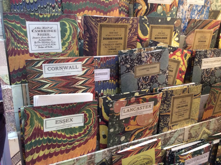 Old Folding Maps display at WDYTYA? Live 2014