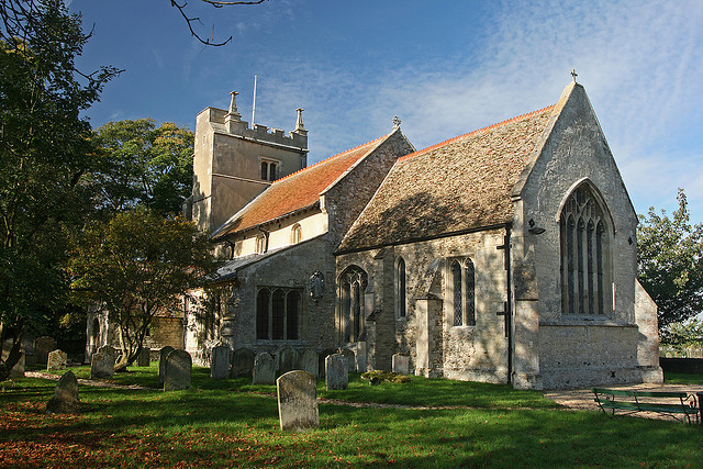 St Laurence's church, Wicken. Photo: Steve Day via Creative Commons.