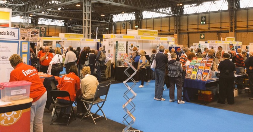 Stalls at Who Do You Think You Are? Live