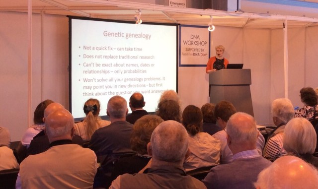 Linda Kerr of ISOGG talking DNA for Absolute Beginners