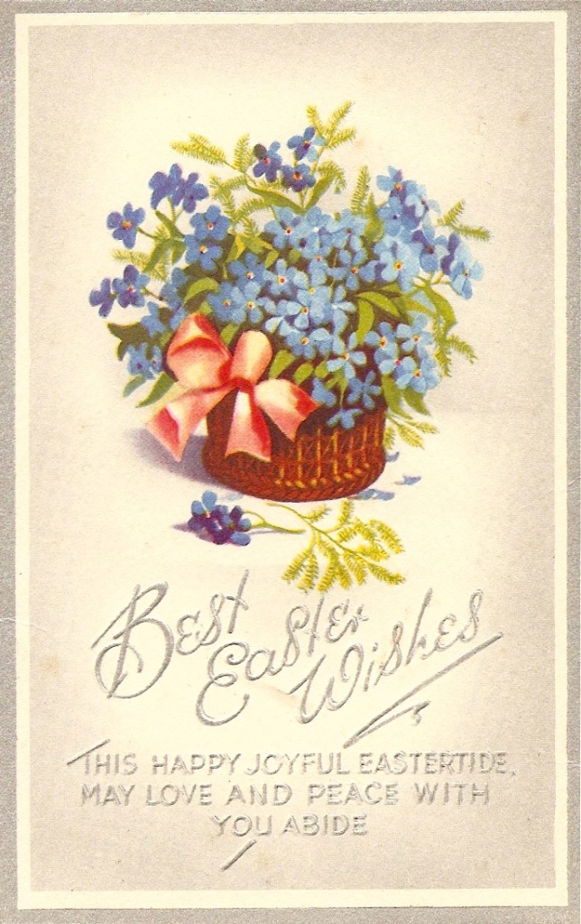 vintage easter card