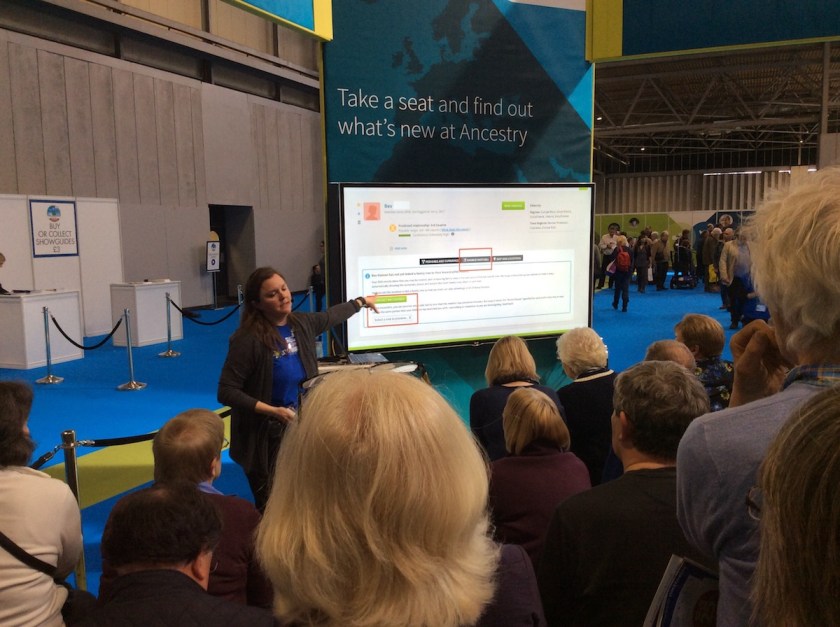 AncestryDNA talk at WDYTYALive 2017
