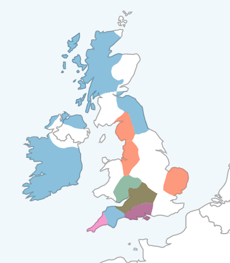 LivingDNA Cautious Region Map of UK