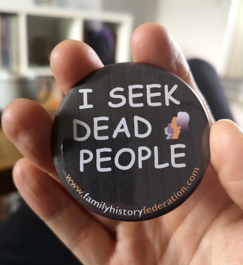 i seek dead people badge